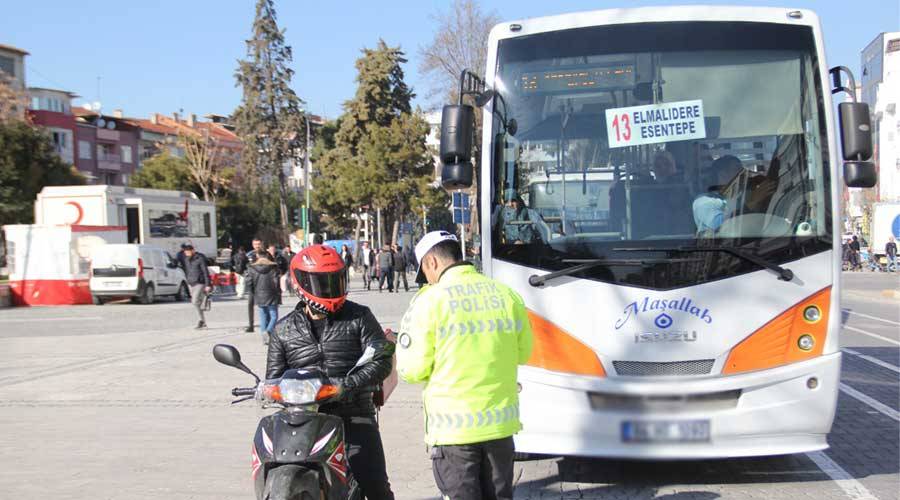 Uşak'ta 870 sürücüye para cezası uygulandı 2