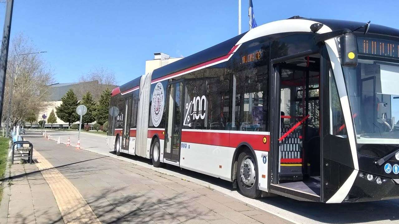 Uşak'ta Elektrikli Otobüslerin Saatleri Değişti