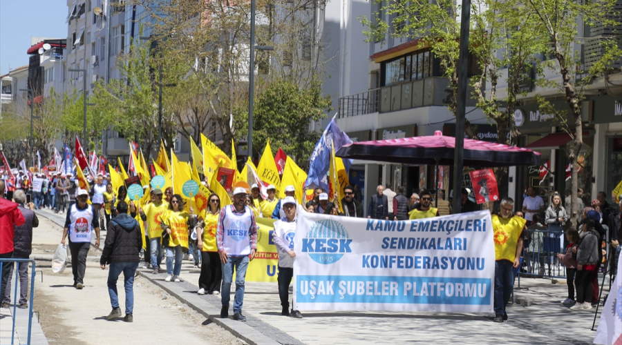 Uşak'ta 1 Mayıs Emek ve Dayanışma Günü kutlandı