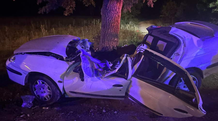 Ağaca çarpan otomobildeki 2 lise öğrencisi öldü, 1 kişi yaralandı