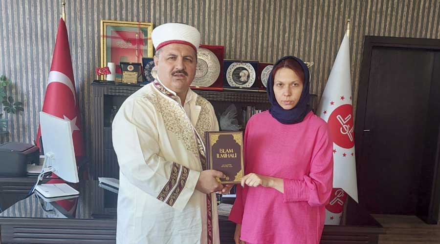 Uşak'ta yaşayan Ukraynalı kadın Müslüman oldu