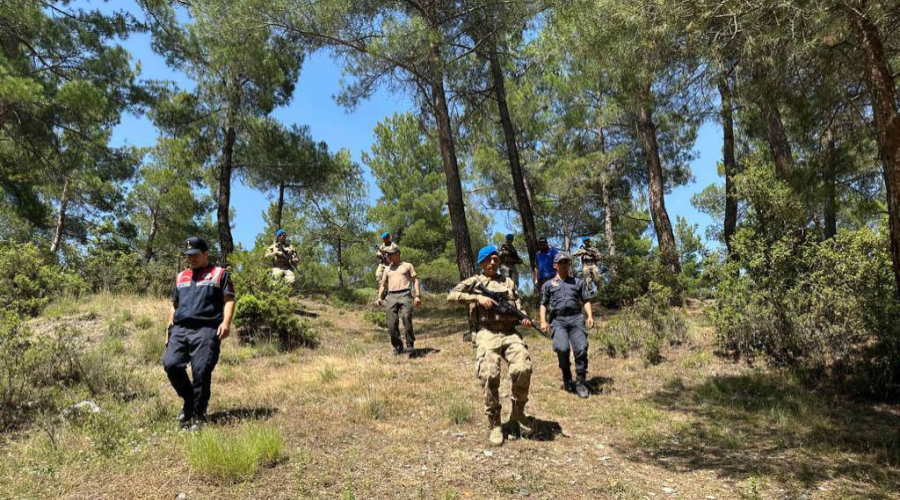 Uşak'ta, orman yangınlarına karşı jandarma ekipleri devriye geziyor