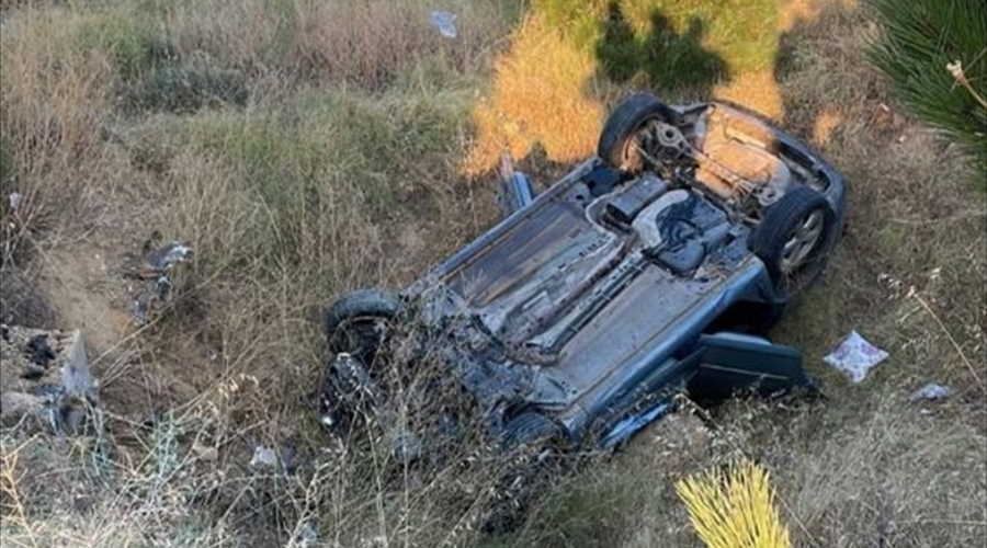 Uşak'ta Hamamboğazı yakınlarında  kaza, 4 yaralı