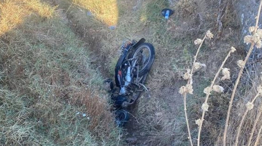 Eşme'de motosiklet kazası! Sürücüsü ağır yaralı