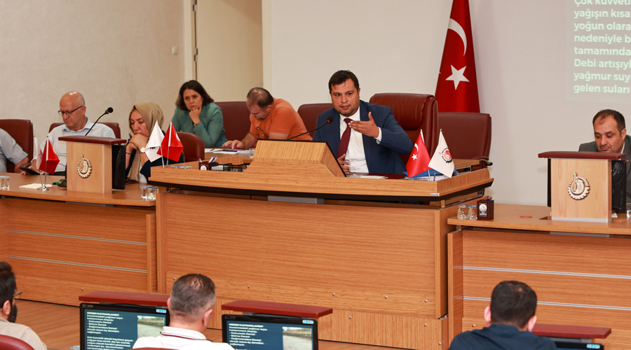 Uşak Belediye Meclisi'nde "Yağışlar" konuşuldu