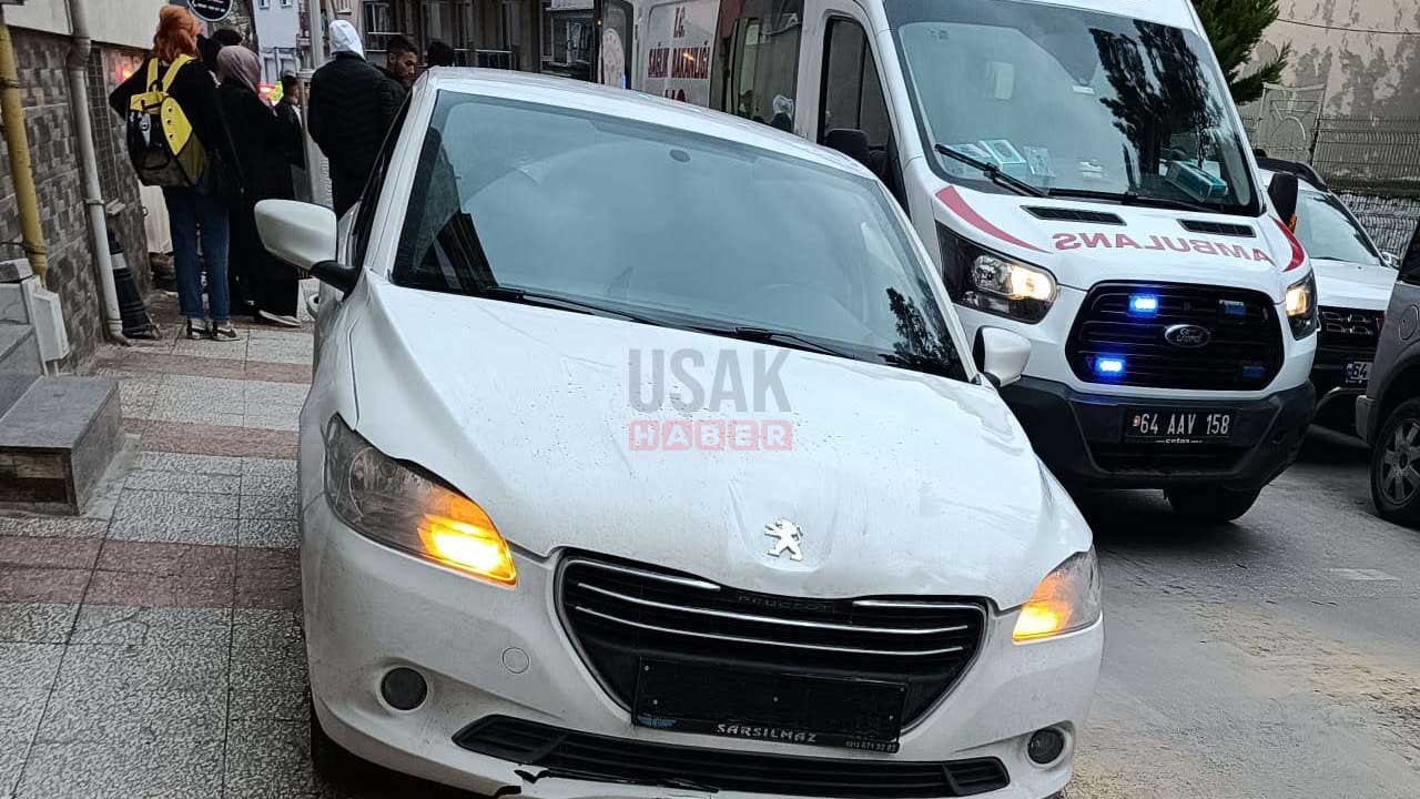 Uşak’ta köpekten kaçan çocuğa otomobil çarptı