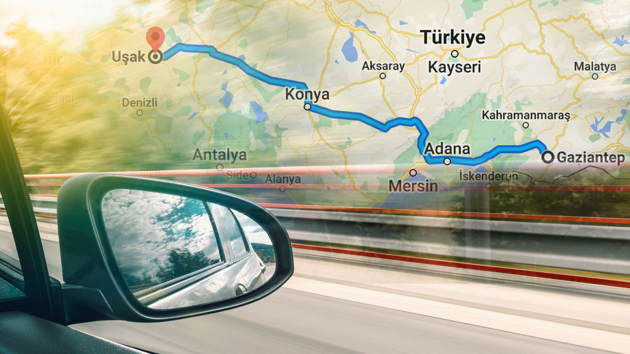 Uşak Ve Gaziantep Arası Kaç Km, Uşak İle Gaziantep Kaç Saat Sürer?