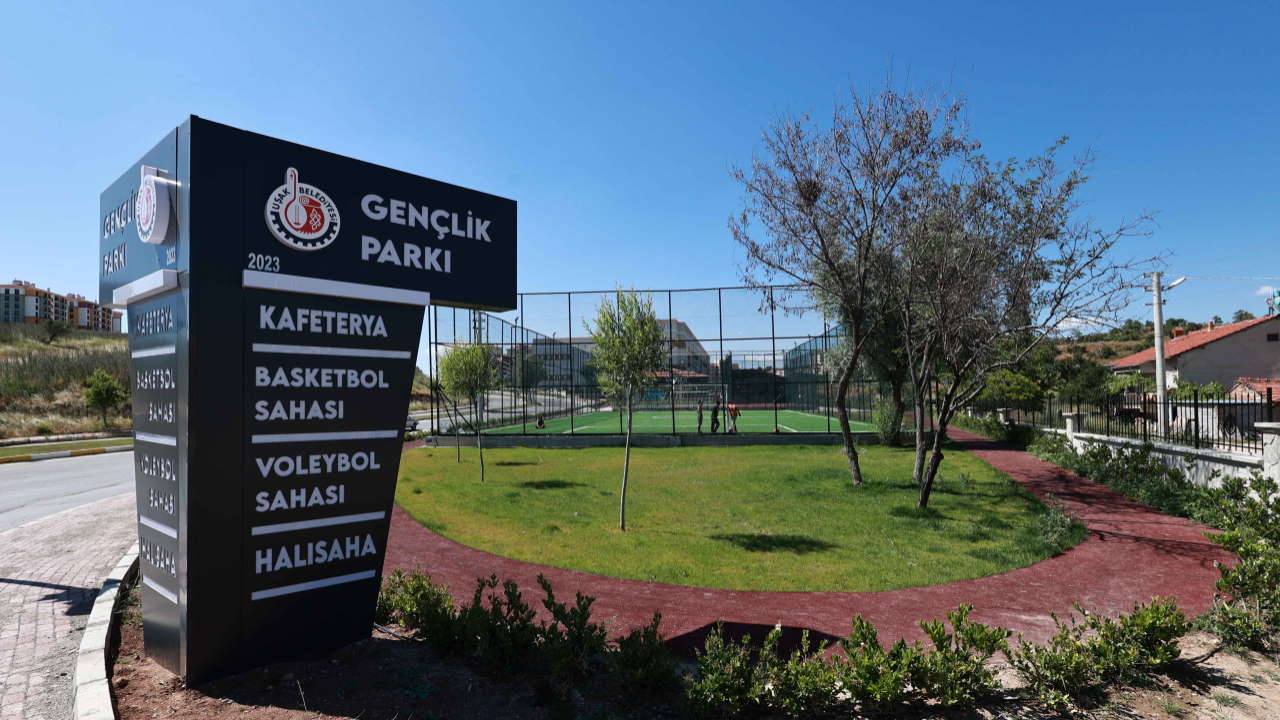 Uşak Belediyesi Gençlik Parkı Açılıyor
