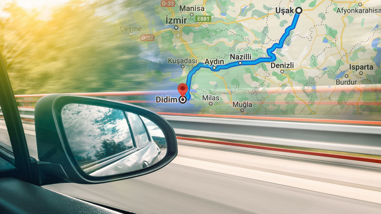 Uşak ve Didim arası kaç km, kaç saat sürer? Uşak-Didim güzergah bilgileri
