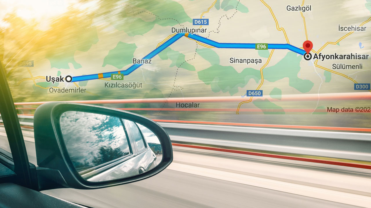 Uşak Ve Afyonkarahisar Arası Kaç Km, Uşak İle Afyonkarahisar Kaç Saat Sürer?