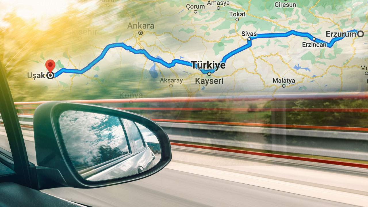 Uşak Ve Erzurum Arası Kaç Km, Uşak İle Erzurum Kaç Saat Sürer?