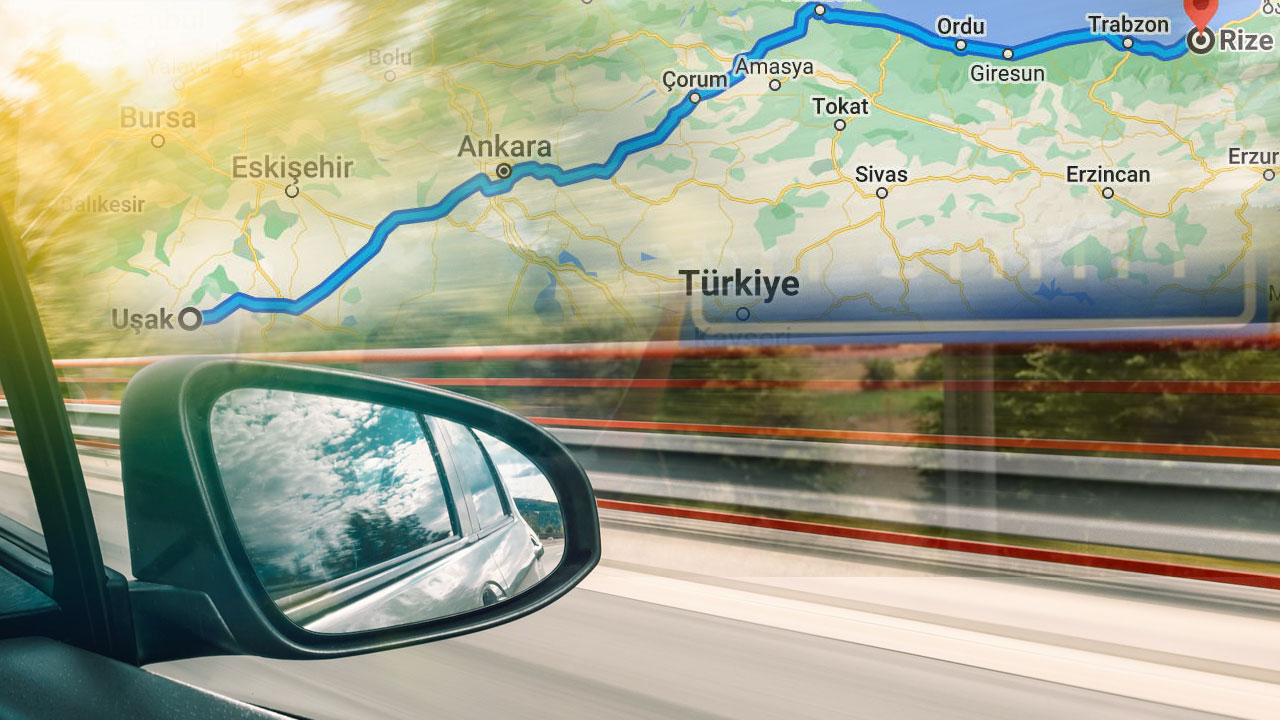 Uşak Ve Rize Arası Kaç Km, Uşak İle Rize Kaç Saat Sürer?