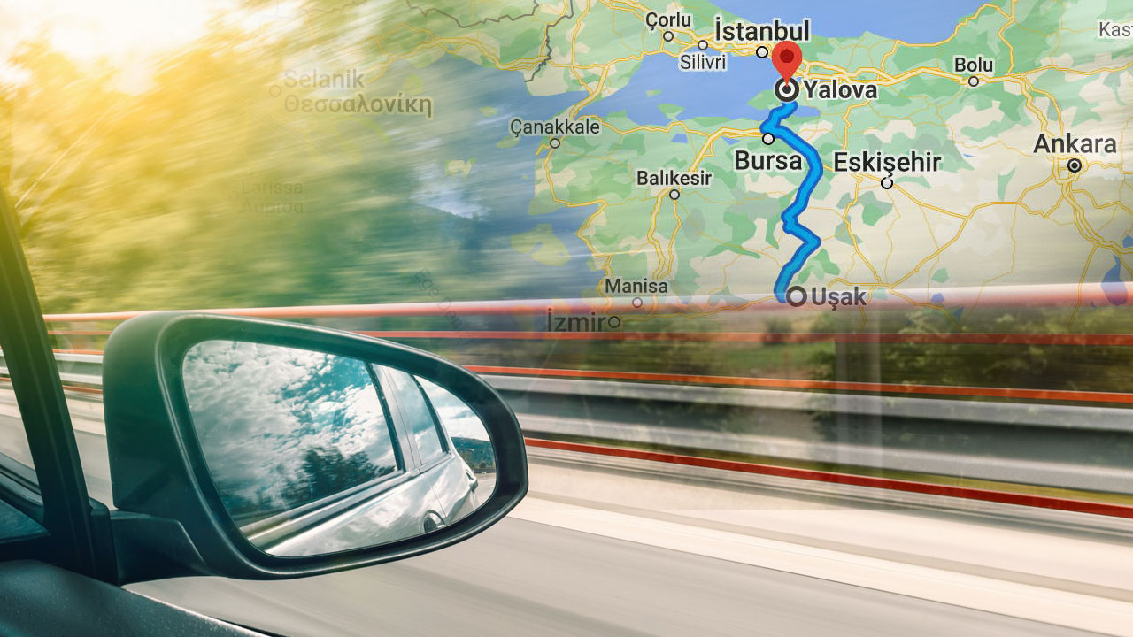 Uşak Ve Yalova Arası Kaç Km, Uşak İle Yalova Kaç Saat Sürer?