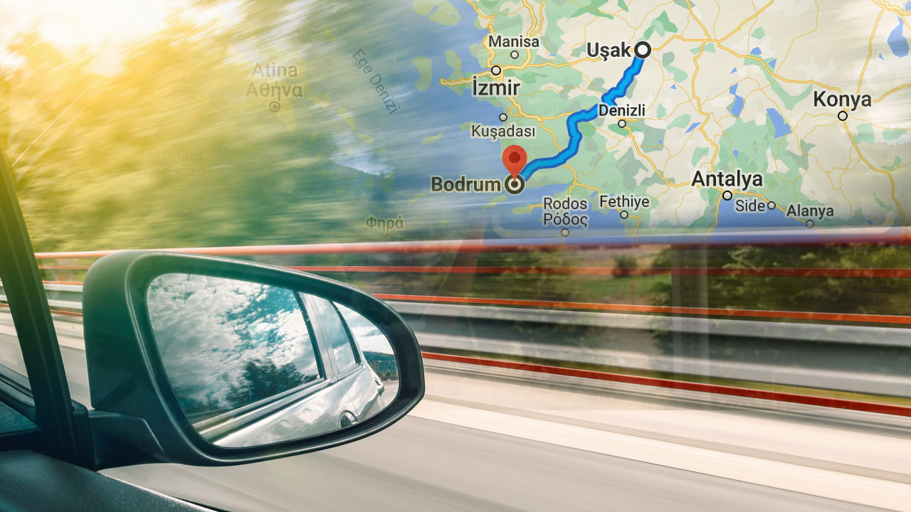 Uşak Ve Bodrum Arası Kaç Km, Uşak İle Bodrum Kaç Saat Sürer?