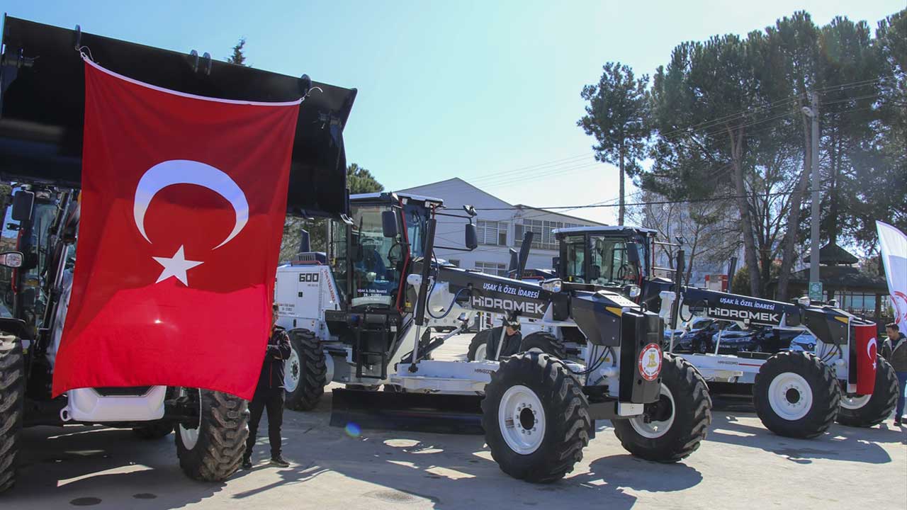 Uşak İl Özel İdaresi araç filosunu güçlendiriyor