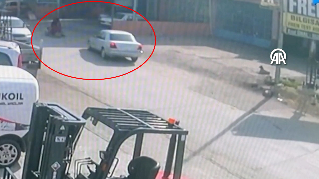 Uşak'ta otomobille çarpışan motosikletin 16 yaşındaki sürücüsü ağır yaralandı
