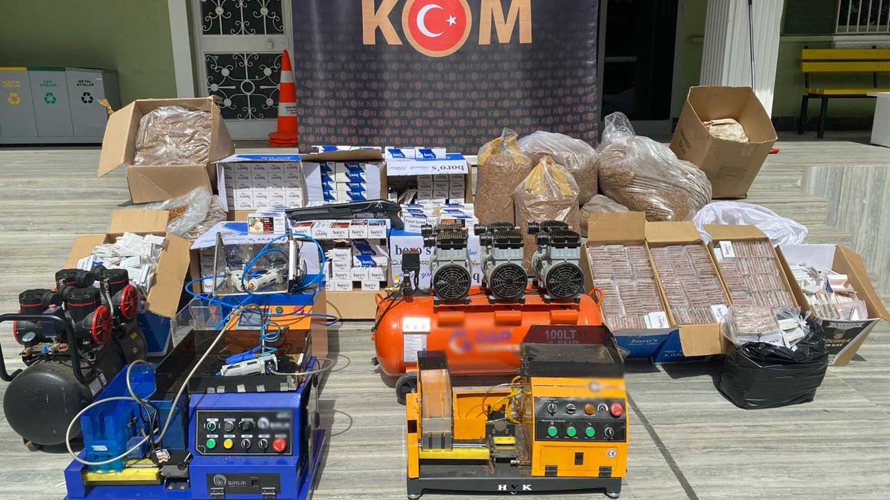 Uşak’ta kaçakçılara nefes aldırılmıyor, 2 milyon değerinde kaçak ürün ele geçirildi