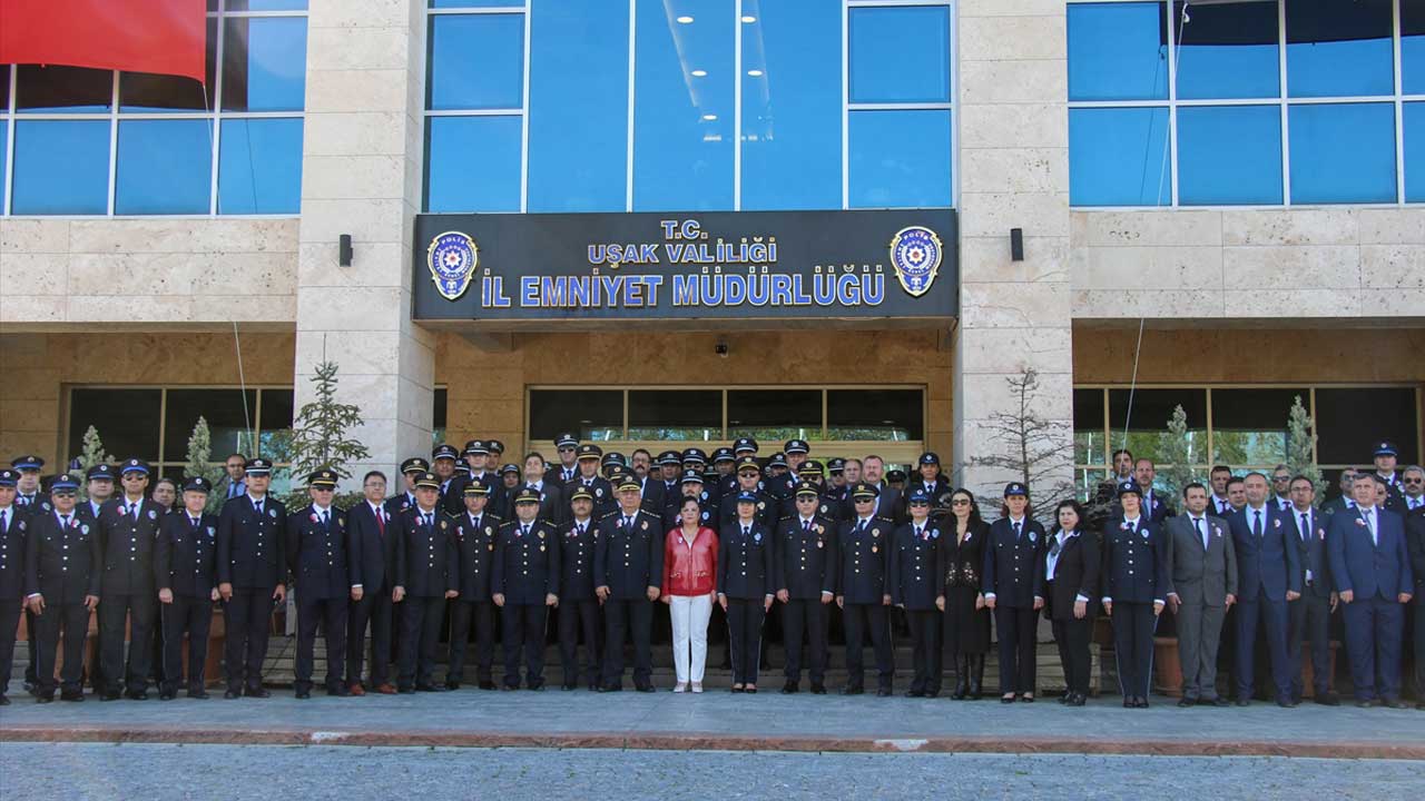 Uşak'ta Polis Haftası dolayısıyla tören düzenlendi