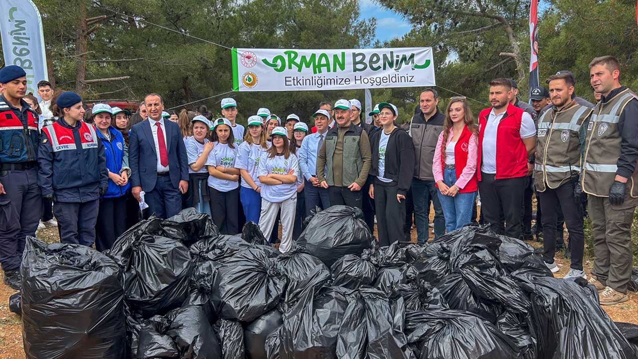 Uşak'ta "Orman Benim" etkinliği düzenlendi