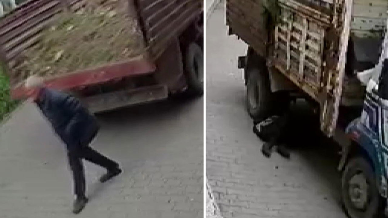 Gediz'de kamyonun altında kalan yaşlı adam hayatını kaybetti