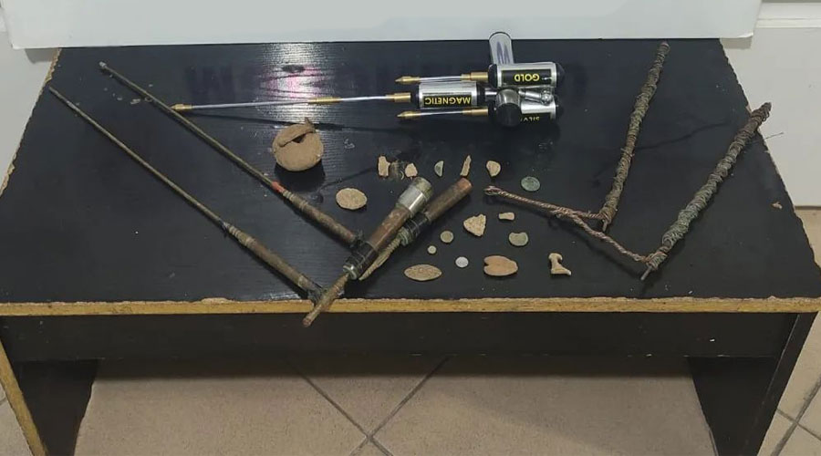Uşak’ta kaçak kazı operasyonu
