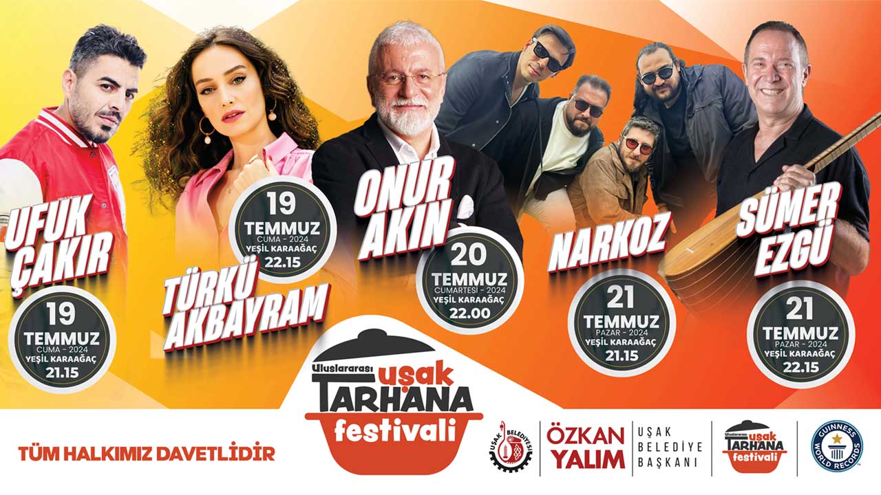 Uluslararası Uşak Tarhana Festivali'nin programı açıklandı