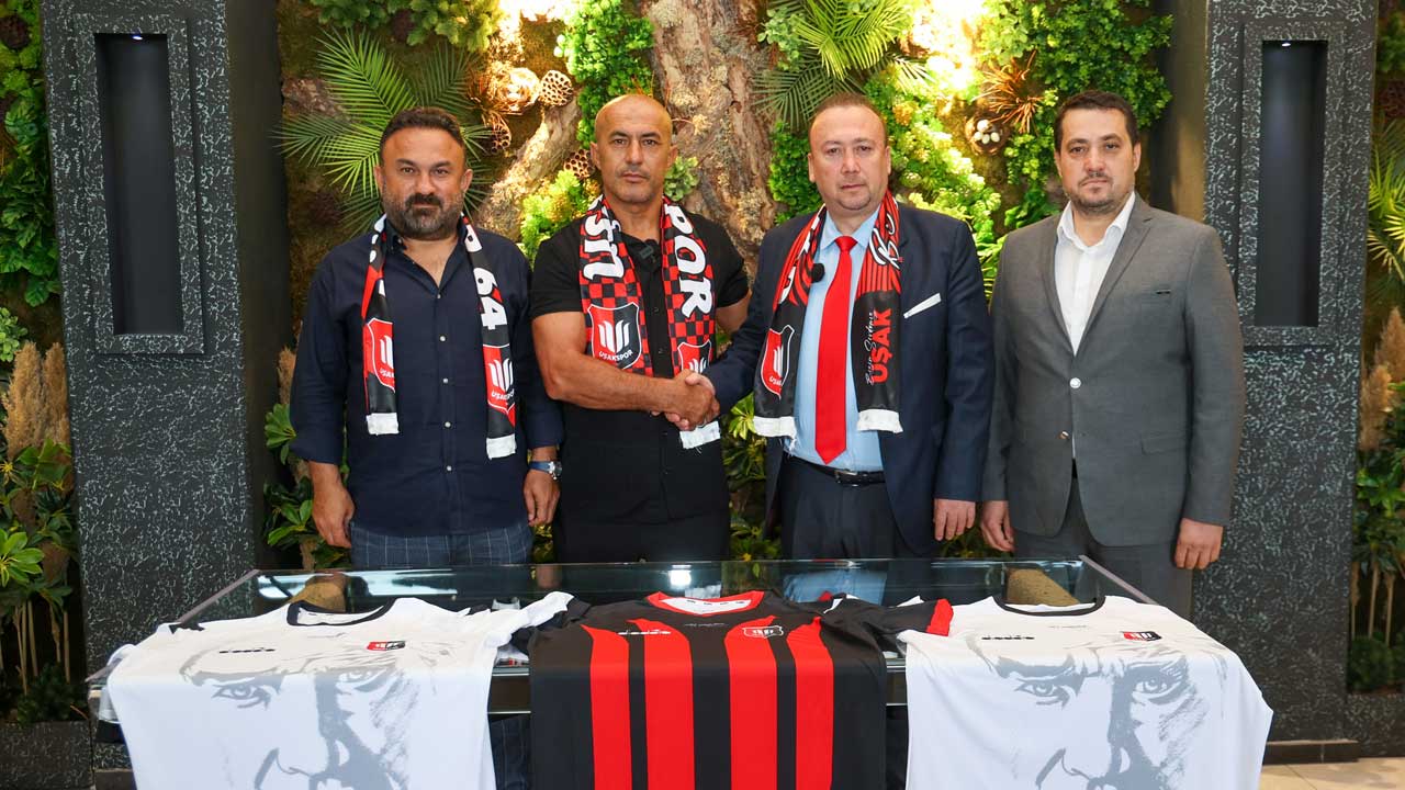 Uşakspor'un yeni teknik direktörü Efrahim Alkın oldu