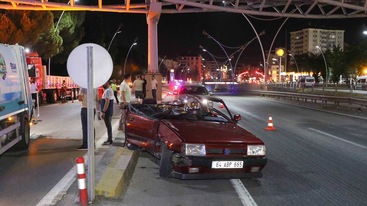 Uşak'ta tırın dorsesine çarpan otomobildeki Gökhan Yeter hayatını kaybetti