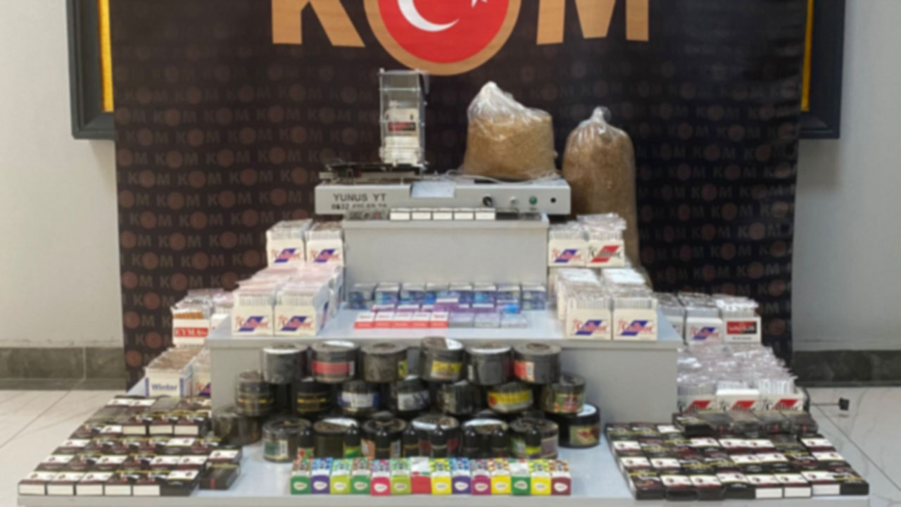 Uşak polisinden kaçakçılık operasyonu