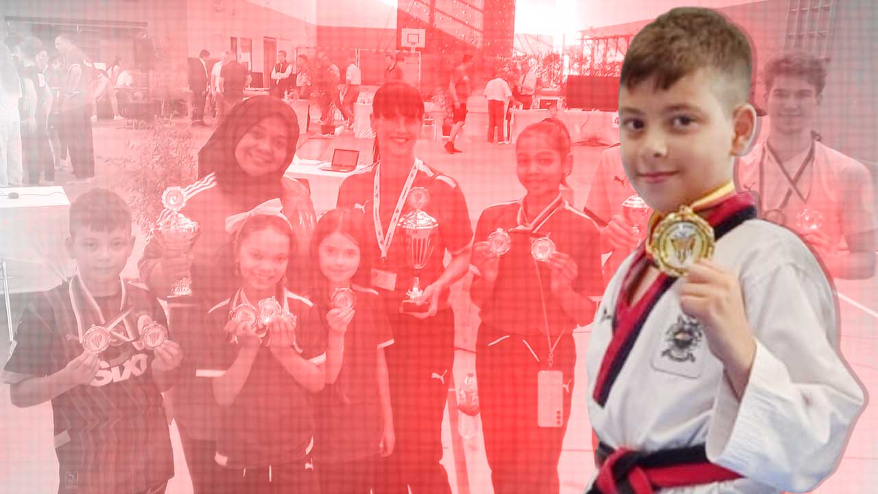 Uşaklı Alparslan Ali Gül, Almanya Taekwondo şampiyonu oldu