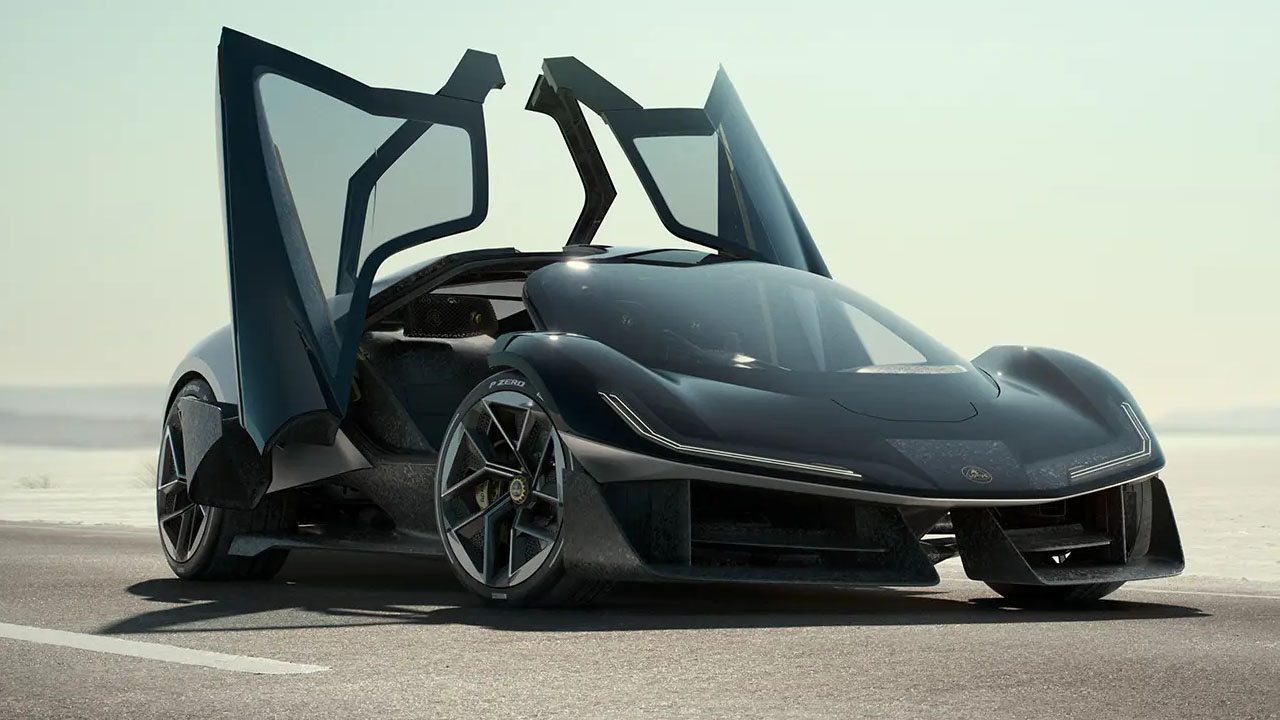 Geleceğin spor otomobili Lotus Theory 1: 2,5 Saniyede 100 km/s