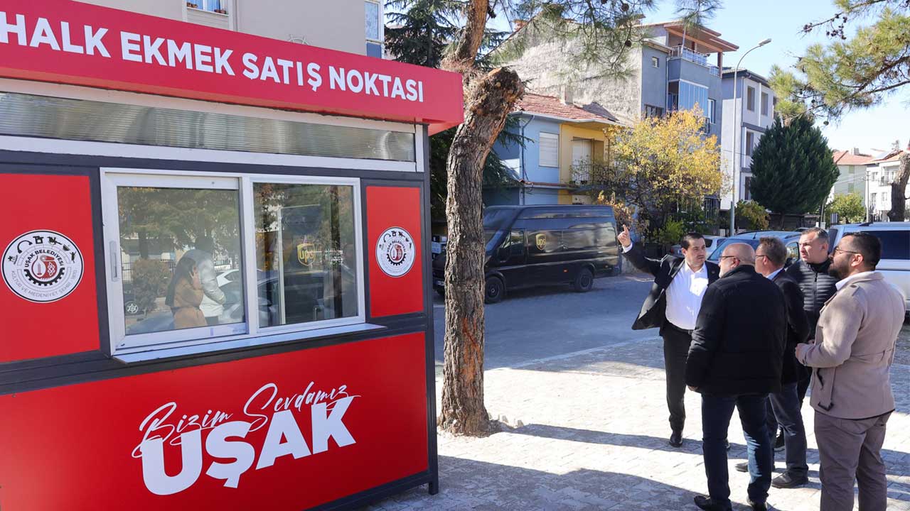 Uşak'ta halk ekmek ağı genişliyor, yeni büfeler bir bir hizmete açılıyor