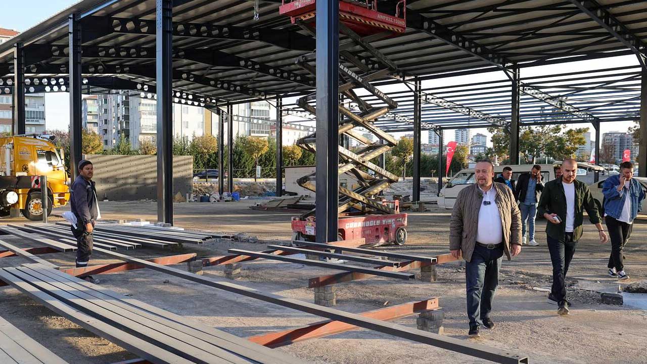 Halk Konutları Kapalı Pazaryeri en geç 10 Aralık’ta hizmete girecek