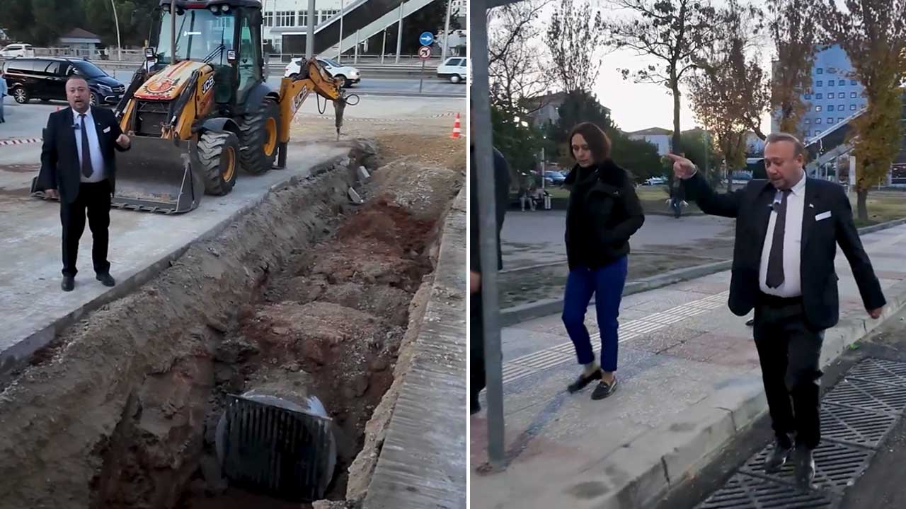Başkan Yalım su baskını sorununu çözmek için kolları sıvadı