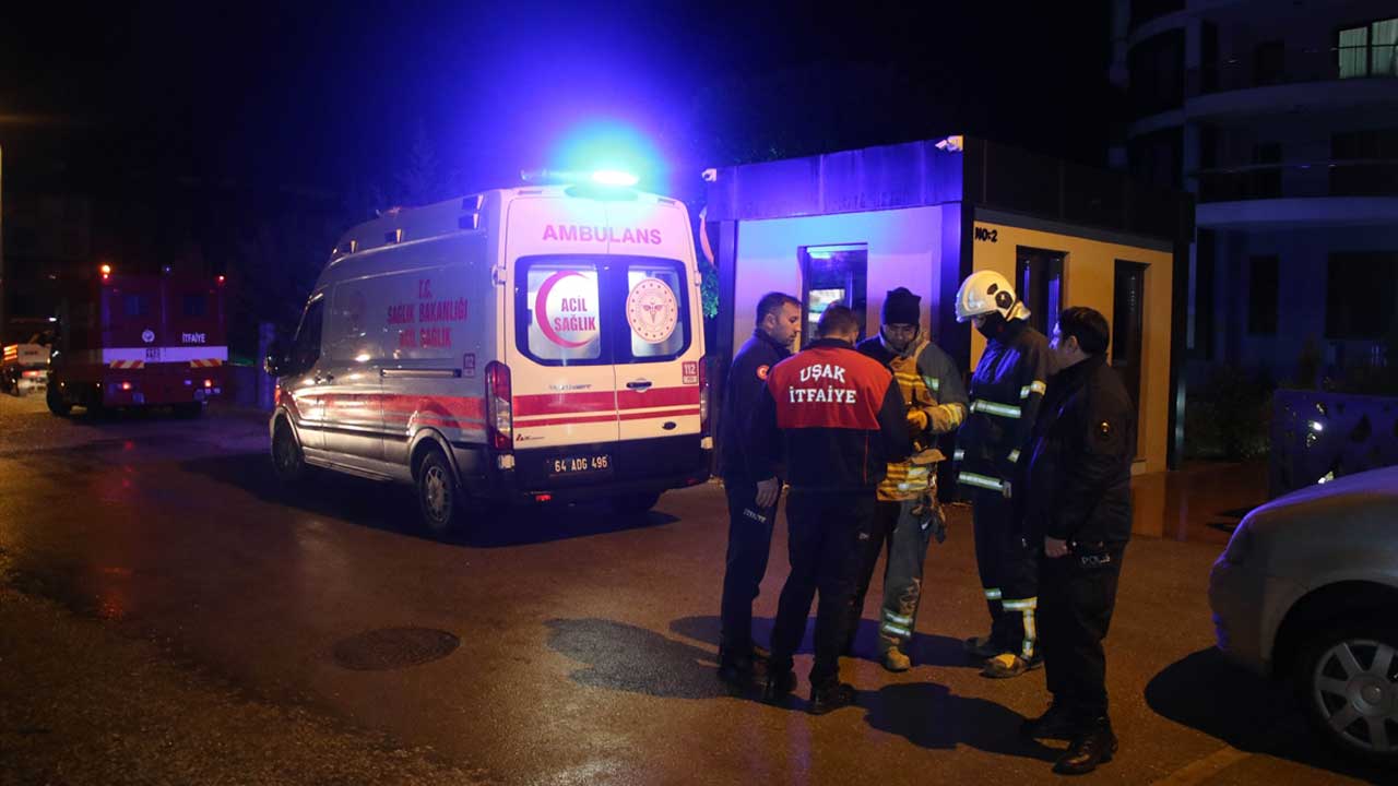 Uşak'ta asansör düştü! 1 kişi yaralandı