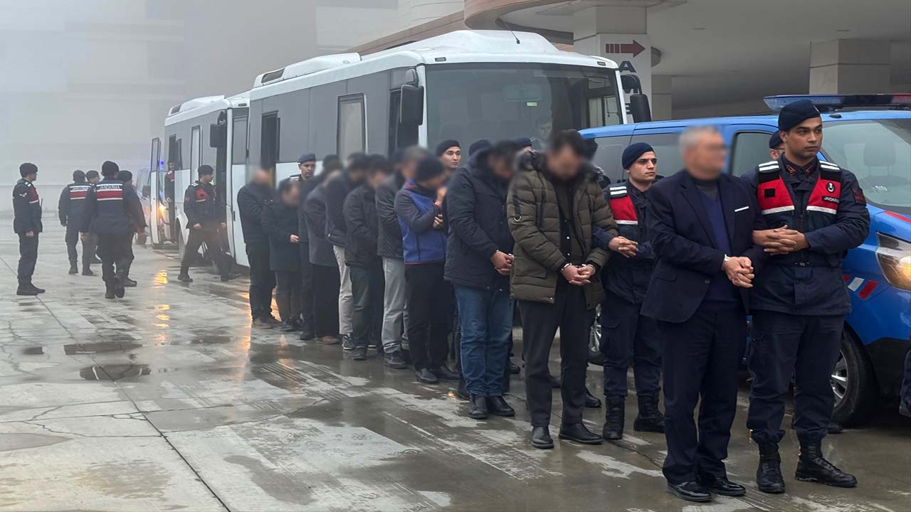 Uşak dahil 10 ilde "Sönmezler" suç örgütüne operasyon