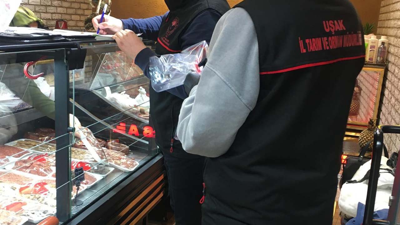 Uşak'ta et ve et ürünleri işletmelerine kapsamlı denetim