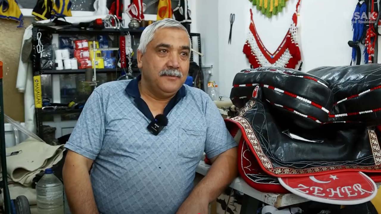 Uşak’ta Saraçlık Mesleğini bitiren olay! Son temsilcisi anlattı