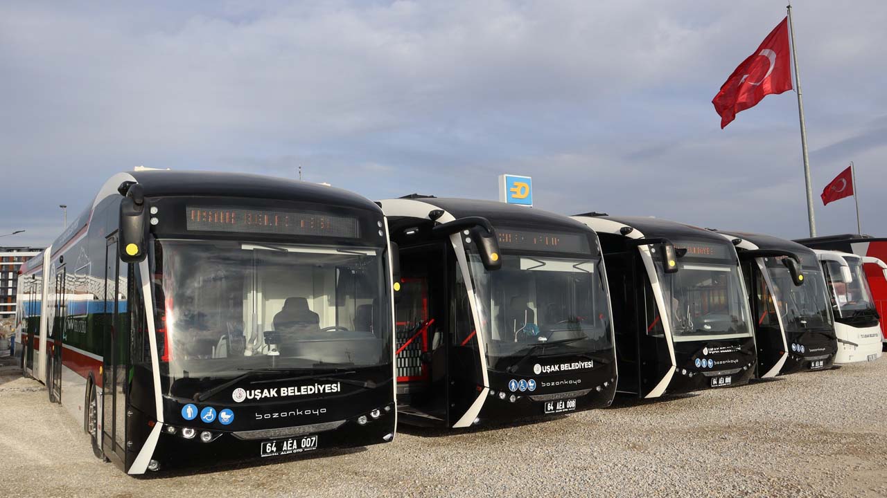 Uşak‘ta elektrikli otobüsler yola çıkıyor