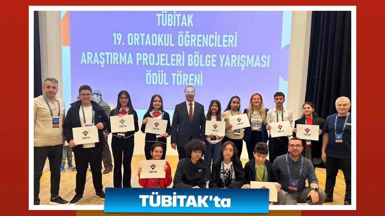 Uşaklı öğrenciler TÜBİTAK bölge finalinde göz doldurdu