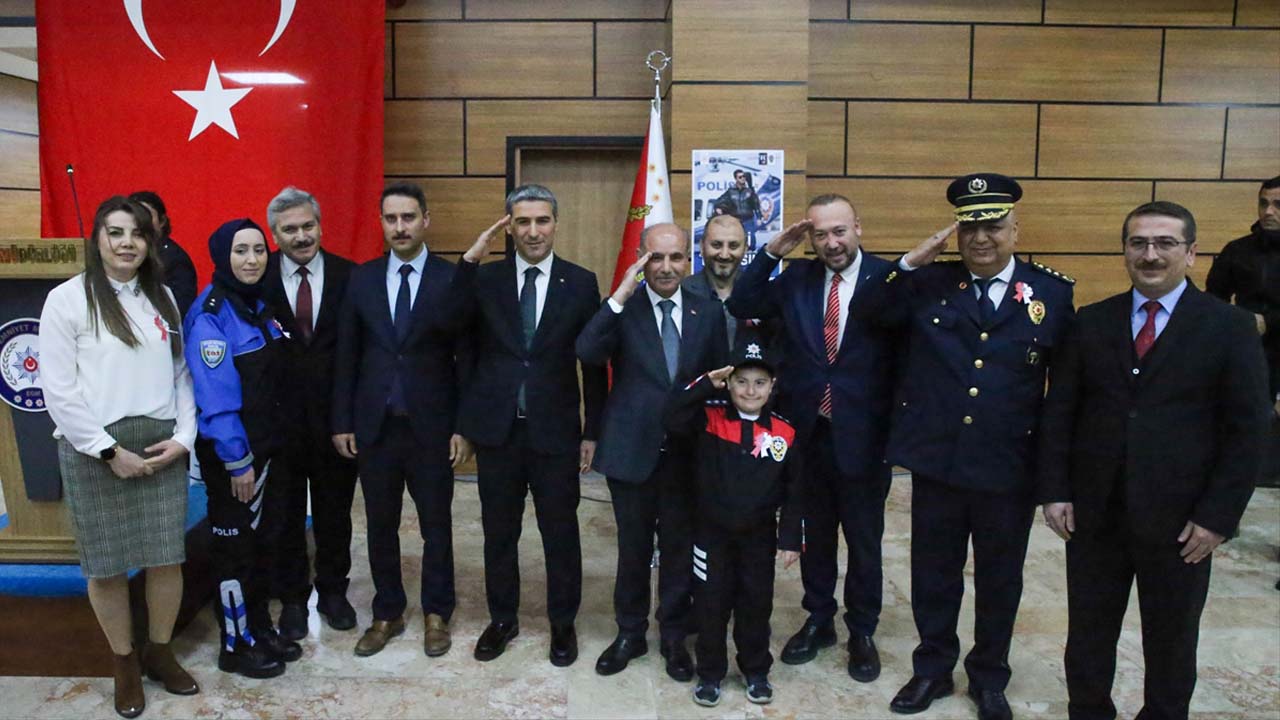 Uşak'ta Türk Polis Teşkilatının 180. kuruluş yılı kutlandı