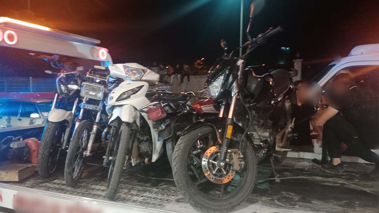 Uşak'ta motosiklet denetimi: 126 bin TL ceza, 18 araç trafikten men edildi