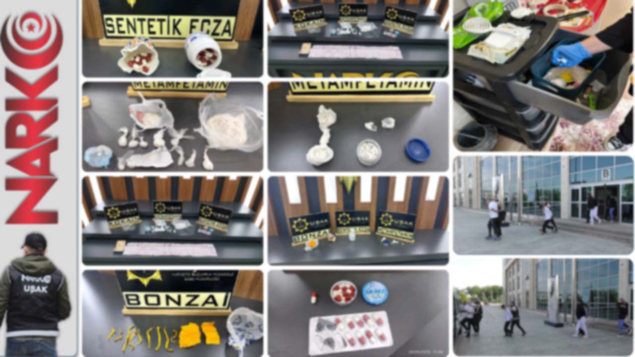 Uşak polisi zehir tacirlerine geçit vermedi, 4 kişi tutuklandı
