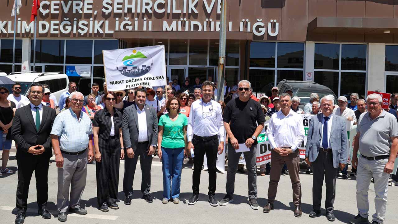 Murat Dağı Yok Olmasın Platformu'ndan maden yasasına tepki