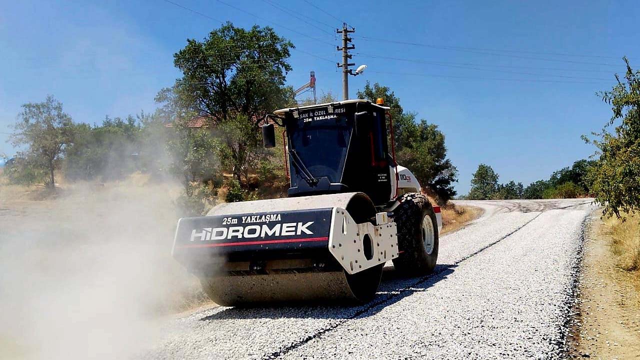 Uşak İl Özel İdaresi 7/24 saha çalışmasında