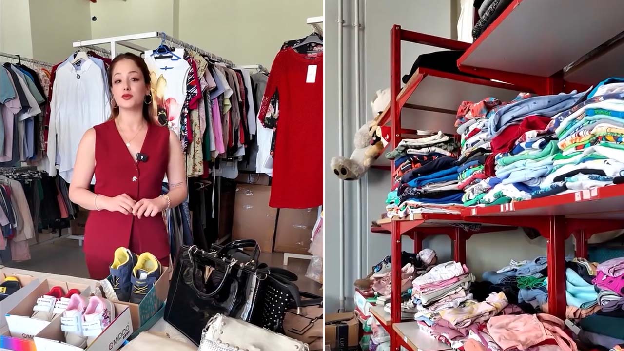 Uşak Belediyesi’nden giysi mağazasıyla anlamlı destek