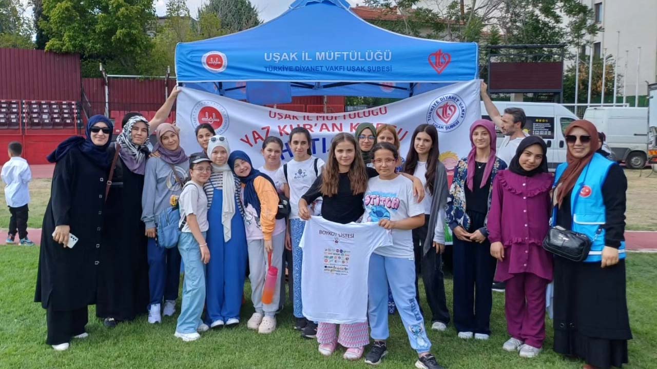 Uşak’ta Yaz Kur’an Kursları coşkuyla sona erdi
