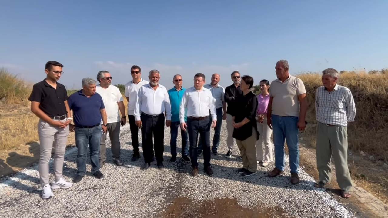 Yeleğen-Ağabey köyü arası yeni asfalt yol hizmete açıldı