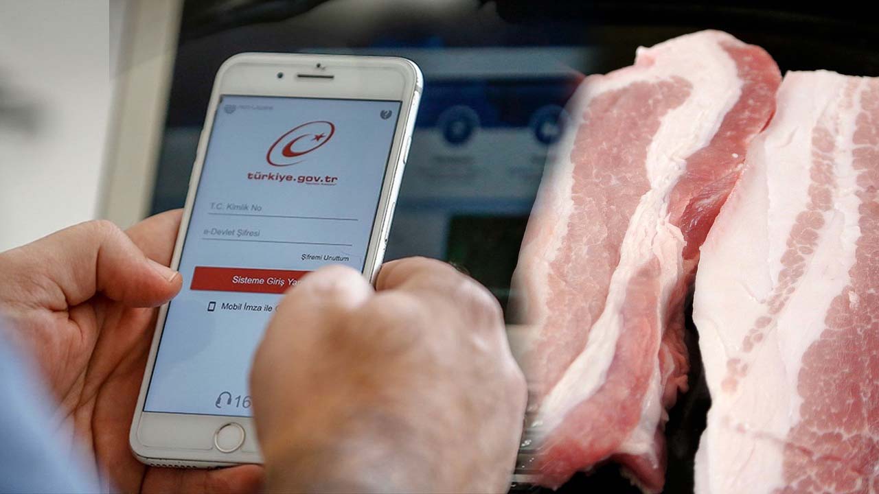 Domuz ve at eti kullanan firmalar e-Devlet’ten anında görülebilecek