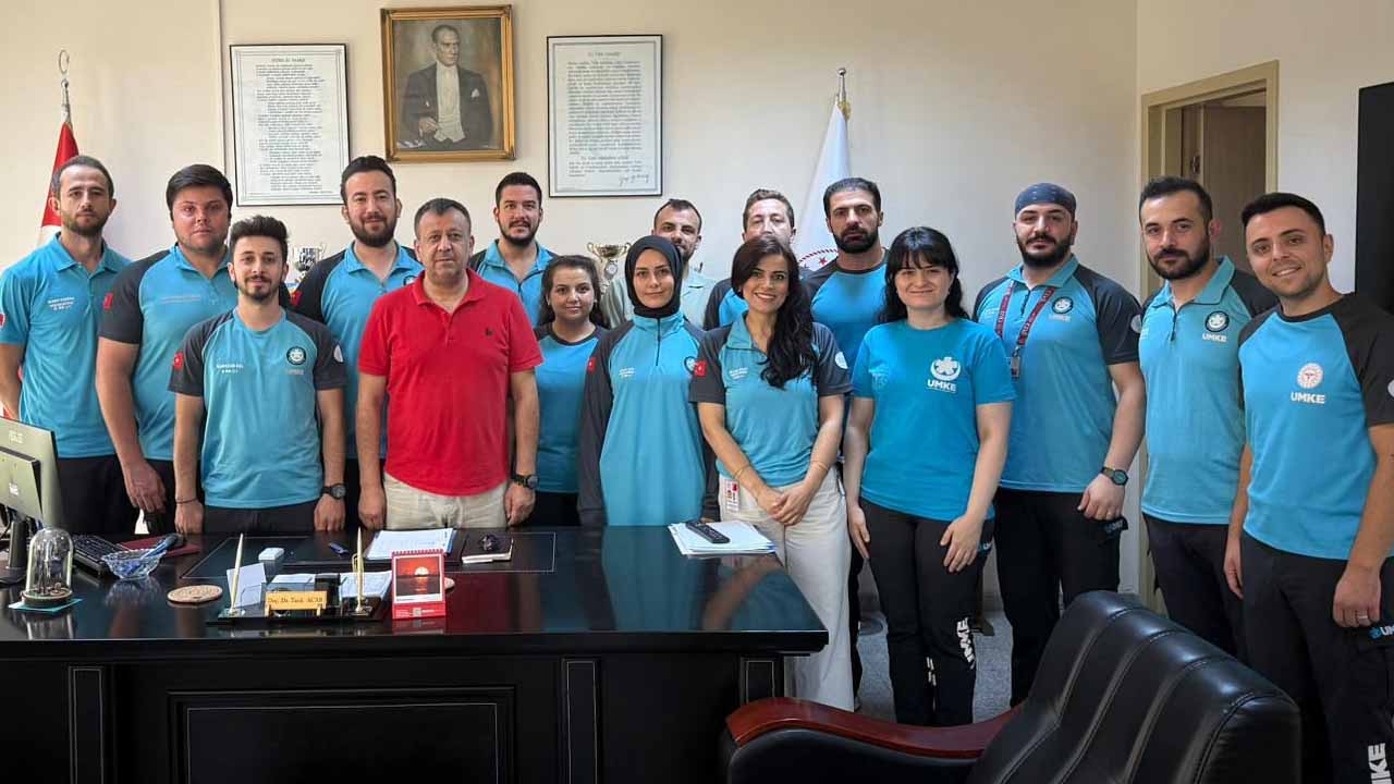 Uşak Eğitim ve Araştırma Hastanesi’nde UMKE buluşması